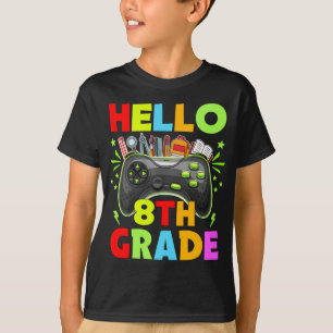 Camiseta Alô, 8.º ano de Professores, 8.º ano de volta à es
