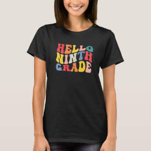 Camiseta Alô, 9.º ano de professor de volta à escola