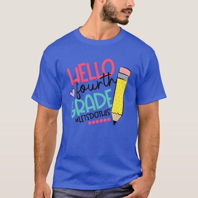 Camiseta Alô Alunos do 4º ano (Frente)