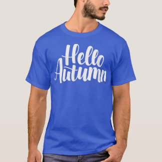 Camiseta Alô Autumn Love Fall Design