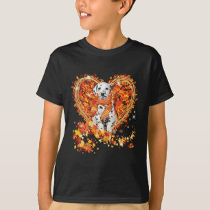Camiseta Alô Dalmaciano Cão de Outono Deixa Obrigado de Que