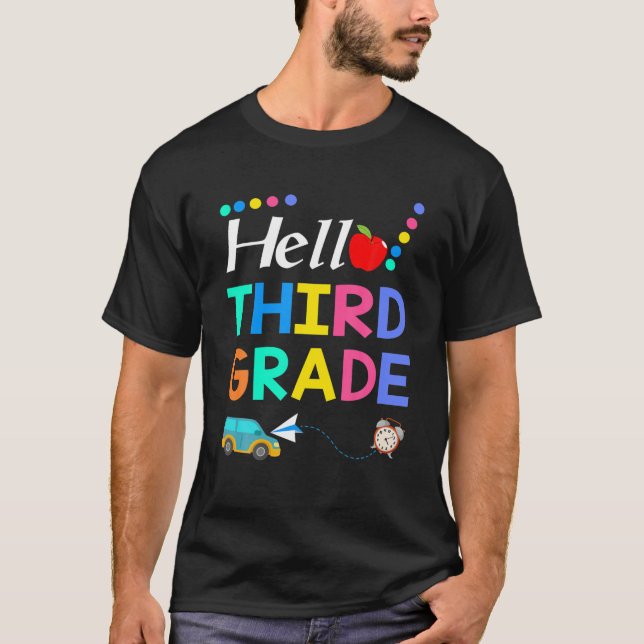 Camiseta Alô Equipe De Terceiro Grau 3º Grau De Volta À Esc (Frente)