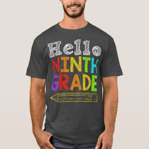 Camiseta Alô, Equipe do 9º ano, de volta à Escola Te