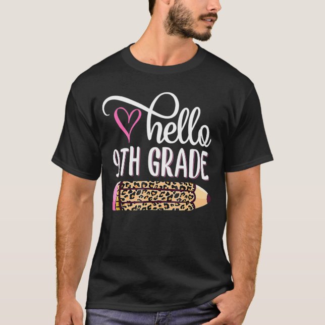 Camiseta Alô, Equipe do 9º ano, de volta à Escola Te (Frente)