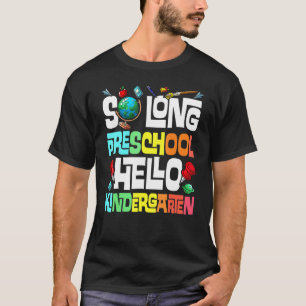 Camiseta Alô, escola primária de jardim de infância