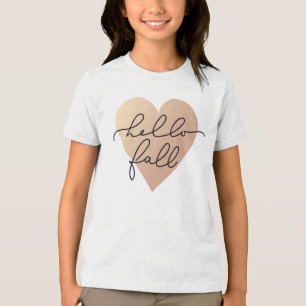 Camiseta Alô, Fall Love Heart
