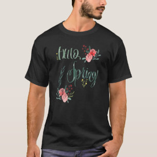 Camiseta Alô Flores da primavera Dia da Páscoa Sunshine Hom