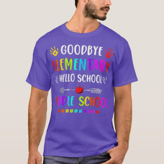 Camiseta Alô, graduação do ensino médio, Goodbye Elementary