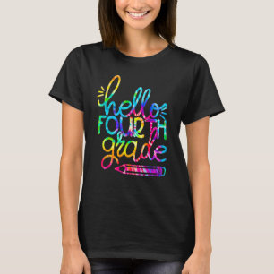 Camiseta Alô, Lápis Do Quarto Grau De Volta Ao Professor K
