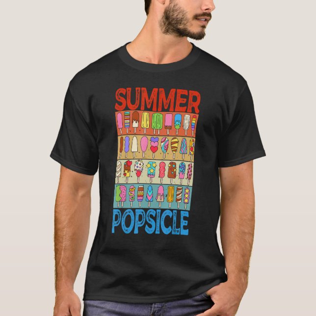 Camiseta Alô, picolé de verão para homens, melhor P mundial (Frente)