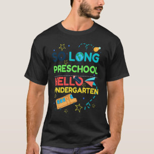 Camiseta Alô, Pré-Escolas Longas, Jardim de Infância, Pré-g