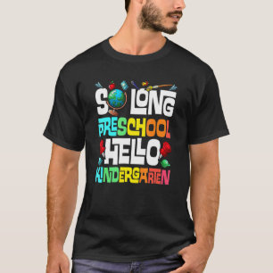 Camiseta Alô, Pré-Escolas Longas, Jardim de Infância, Pré-g