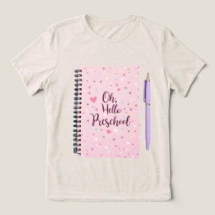 Camiseta Alô: Preschool Women's Back to School Shirt
