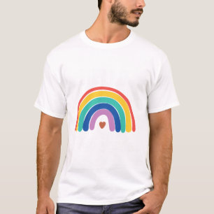Camiseta Alô, Primeiro 1rua De Grau Rainbow, Cuta De Volta 