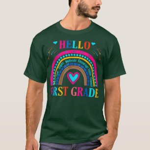 Camiseta Alô, Primeiro Ano De Volta À Escola Para Professor