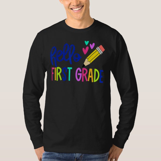 Camiseta Alô Primeiro Grau 1º Dia 1 rua De Volta Para Scho (Frente)