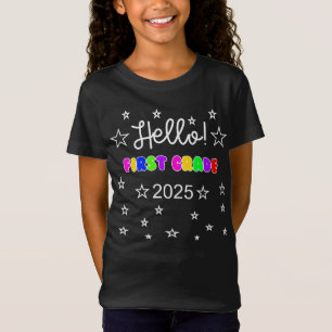 Camiseta Alô Primeiro Grau 2025 Crianças de Volta à Escola