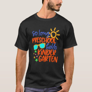 Camiseta Alô, professor de jardim de infância, grau de pré-
