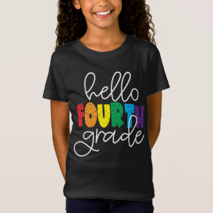 Camiseta Alô Professor do 4º ano na escola