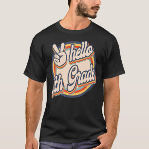 Camiseta Alô Professor Do Quinto 5 Retrô No Primeiro Dia De