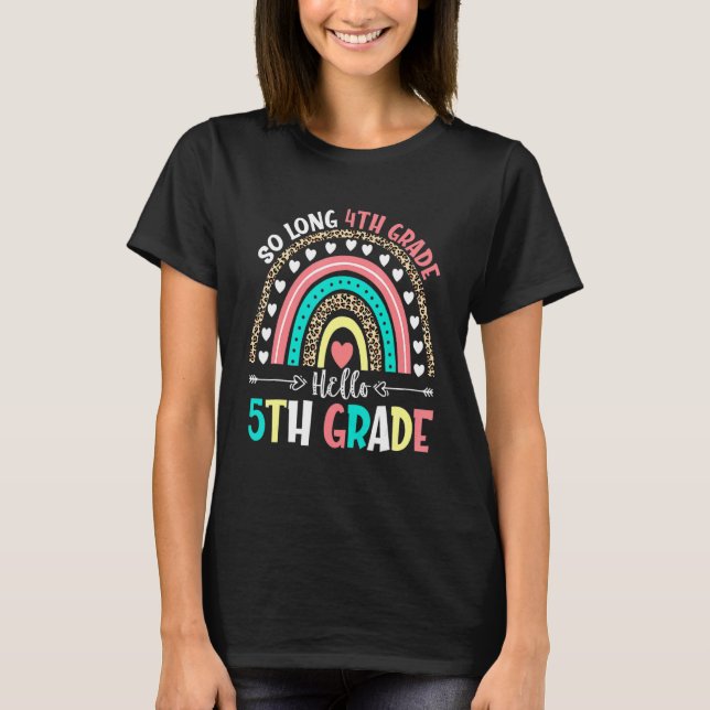 Camiseta Alô, Professora Do Grau 5 De Volta À Escola Rai (Frente)