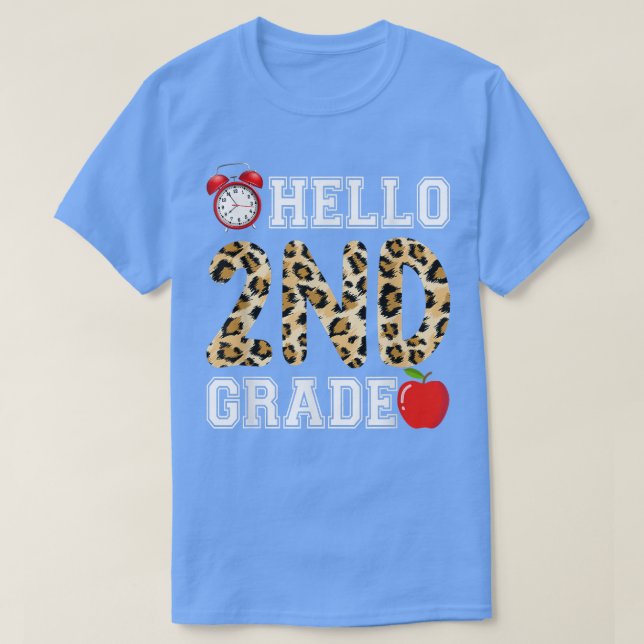 Camiseta Alô, Professores De Leopard Da Classe segundo De V (Frente do Design)