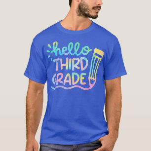 Camiseta Alô, Professores De Tie Dye Do 3º Grau, Crianças D