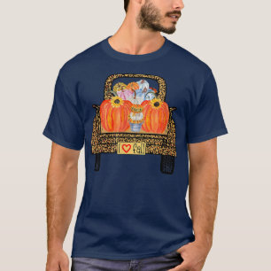 Camiseta Alô, Queda Caminhão Leopardo Pumpkin Engraçado Que