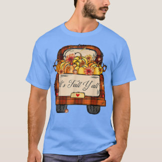 Camiseta Alô, Queda É A Queda De Yall Pumpkin Truck No outo