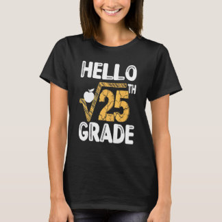 Camiseta Alô Raiz Quadrada De Professores De rua Grau 1 De 