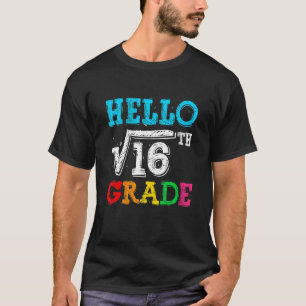 Camiseta Alô, Raiz Quadrada Do 4º Grau De 16 Matemática De 