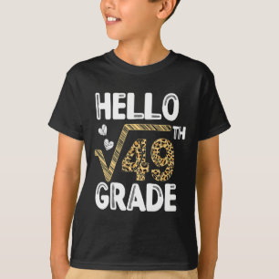 Camiseta Alô Raiz Quadrada Do 49.º 7 Grau 1rua Folha