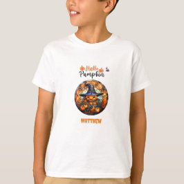 Camiseta Alô Scary Hallowe'en Pumpkin