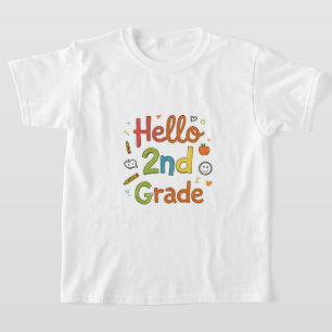 Camiseta Alô segundo Arte de Dodle Bonita para o Back 2 S