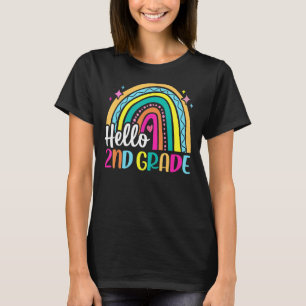 Camiseta Alô segundo Rainbow Para Professores Meninas Crian