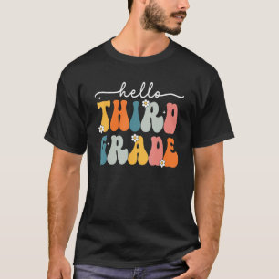 Camiseta Alô, terceiro ano de volta à escola, professor do 