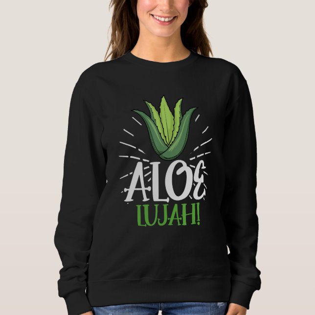 Camiseta Aloe Lujah Succulent Gardener Aloe Vera (Frente)