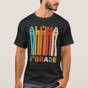 Camiseta Aloha 4º ano - Primeiro dia de escola no Havaí