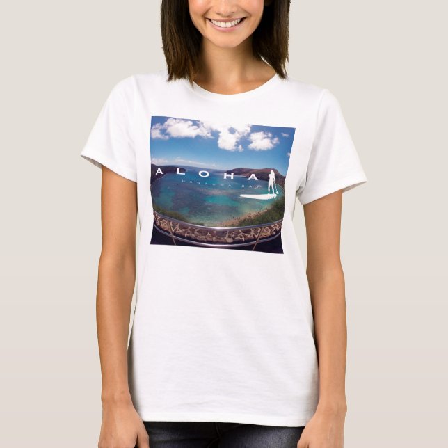 Camiseta Aloha as ilhas de Havaí estão acima de remo (Frente)