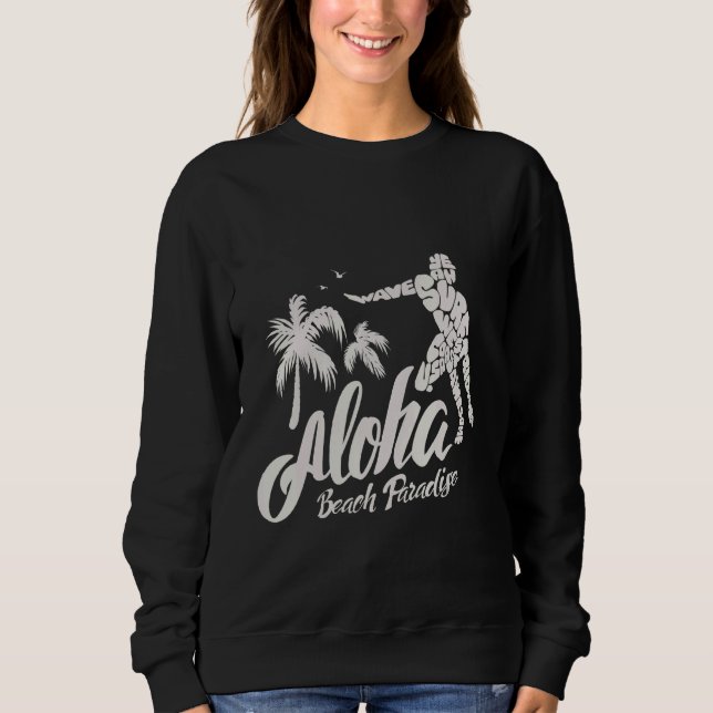Camiseta Aloha Beach Paradise (Frente)