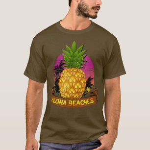 Camiseta Aloha Beaches Hawaii Pineapple State Lovers Hawaii