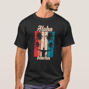 Camiseta Aloha Beaches Ilha Tropical Havaiana de Verão, Vac