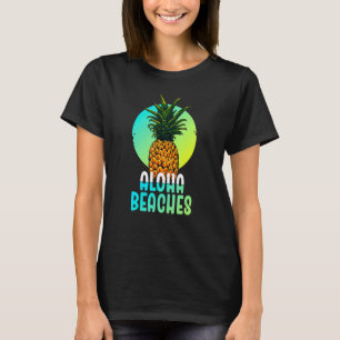 Camiseta Aloha Beaches Ilha Tropical Havaiana de Verão, Vac