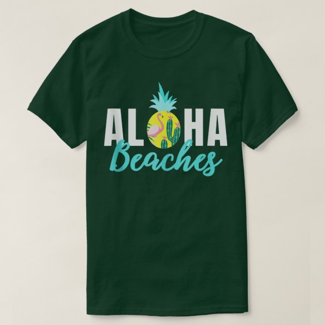 Camiseta Aloha Beaches Pineapple Hawaiian Men TS-hirt (Frente do Design)