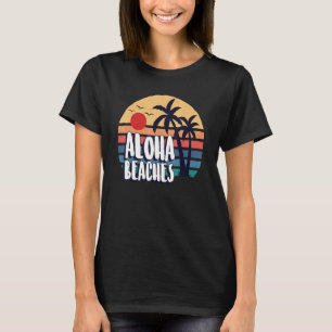 Camiseta Aloha Beaches Summer Vintage Vacina Retroativa