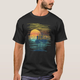 Camiseta Aloha Beaches Vintage Sunset Havaii Summe Havaiano