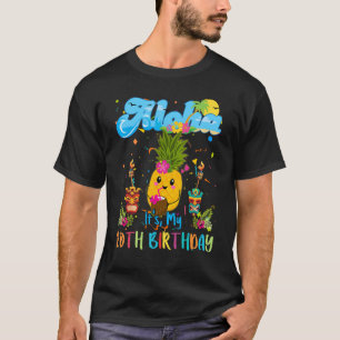 Camiseta Aloha É O Meu 10º Aniversário 10 Anos Crianças Hav
