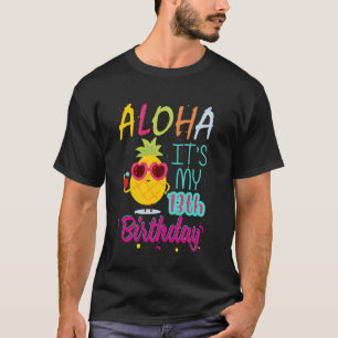 Camiseta Aloha É o meu 13 Birthday Havaiano 13 Anos Todd