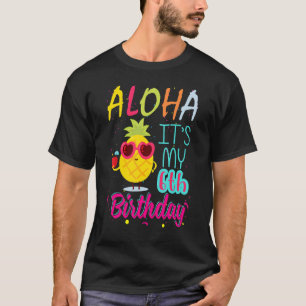 Camiseta Aloha É o meu 6 Aniversário Havaiano de 6 anos