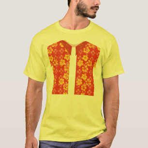 Camiseta Aloha Estilo Divertido Víblias Tropicais Design